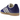 Adidas Samba OG Collegiate Purple Cream sneakers i en vinklet profilvisning med lilla læderoverdel, cremefarvede striber og en klassisk brun gummisål