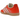 Adidas Samba OG Collegiate Orange Cream sneakers i sideprofil, med hvid overdel, orange striber og klassisk brun gummisål.