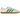Adidas Samba Off White Court Green sneakers vist fra siden med off-white læderoverdel, grønne striber, ruskind og klassisk brun gummisål