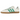 Adidas Samba Off White Court Green sneakers set fra siden med hvid læderoverdel, grønne striber og en klassisk brun gummisål
