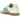 Adidas Samba Off White Court Green sneakers i profil med overdel i cremefarvet læder, grønne striber og gummisål i klassisk brunt design
