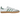 Adidas Samba OG Cloud White Silver Green sneakers set fra siden med hvid læderoverdel, grå ruskindsnæse og ikoniske tre grønne striber.