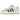Adidas Campus 00s Cream White Dark Blue sneakers set fra siden med cremehvid ruskindsoverdel, mørkeblå adidas striber og tykke snørebånd.
