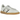 Adidas Handball Spezial Animal Stripes Off White sneakers set fra siden med beige ruskind, leopardprintstriber og brun gummisål