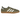 Adidas Gazelle Indoor Olive Strata Cloud White Gum sneakers set fra siden med oliven ruskindsoverdel, hvide læderdetaljer og en klassisk brun gummisål