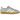Adidas Gazelle Indoor Grey Cloud White Gold Metallic sneakers sideprofil med grå ruskindsoverdel, hvide læderstriber og en klassisk brun gummisål