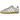 Adidas Gazelle Indoor Grey Cloud White Gold Metallic sneakers set fra siden med grå overdel i ruskind, hvide læderstriber og en gennemsigtig sål