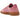 Adidas Handball Spezial Glow Pink Rose Tone sneakers i sideprofil med pink ruskindsoverdel, takkede hvide striber og en klassisk brun gummisål