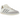 Adidas Samba Lionel Messi Cream White sneakers set fra siden med beige læderoverdel, tre blå striber, guldlogo og brun gummisål