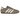 Adidas Taekwondo Earth Strata Wonder White Gum sneakers i sideprofil, med overdel i beige ruskind, tynde snørebånd og en lav, brun gummisål.