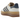 Adidas Gazelle Bold Cream Night Indigo sneakers set fra siden med cremehvid overdel, marineblå striber og høj platåsål i gummi.