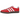 Adidas Gazelle Indoor Better Scarlet Patent Leather sneakers fra siden med blank laklæderoverdel, tre klassiske striber og gennemsigtig sål