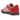 Adidas Gazelle Indoor Better Scarlet Patent Leather sneakers i en vinklet visning med blank, rød laklæderoverdel og klassisk brun gummisål