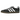 Adidas Gazelle Indoor Core Black Patent Leather sneakers i profilvisning med skinnende sort laklæder, tre striber og en klassisk brun gummisål