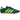 Adidas Taekwondo Collegiate Green Solar Green Gum sneakers i en vinklet visning med grøn læderoverdel, sorte detaljer og klassisk gummisål.