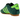 Adidas Taekwondo Collegiate Green Solar Green Gum sneakers i en klassisk vinklet profil med dybgrøn overdel, snørebånd og gummiydersål