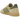 Adidas Handball Spezial Golden Beige Focus Olive sneakers i vinkelret visning med gyldenbeige overdel, olivengrønne detaljer og gummisål