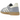 Adidas Handball Spezial Silver Violet Cream White sneakers set fra siden med glitrende sølv overdel, lilla striber og klassisk gummisål