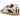 Adidas Samba OG Cow Print sneakers i skrå vinkel med sort-hvidt koskindsmønster, brun gummisål, hvide snørebånd og karakteristiske 3 striber.