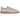 Adidas Handball Spezial Grey Clear Pink sneakers i en flot profilvisning med grå ruskindsoverdel, lyserøde striber og en brun gummisål