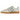 Adidas Gazelle Indoor Liberty London Mitsi Day sneakers set fra siden med blåt blomstret stofmønster, ruskindspaneler og en klassisk brun gummisål
