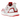 Adidas Ultra Boost 1.0 Valentines Day sneakers i en vinklet visning med rød strikket overdel og detaljer i hjerteform