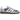 Adidas Handball Spezial Silver White Cracked sneakers set fra siden med skinnende sølvfarvet overdel, hvide detaljer og brun gummisål