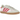 Adidas Samba OG Liberty London Better Scarlet sneakers i vinklet profil med blomstret mønster på de ikoniske tre striber og ruskindsoverdel.