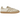 Adidas Samba OG Crochet Pack Sand Strata sneakers sideprofil med sandfarvet hæklet overdel, ruskindspaneler og den klassiske brune gummisål
