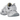 adidas XLG Runner Deluxe Gray sneakers i en vinklet profilvisning med grå overdel, robuste snørebånd og en markant chunky hvid mellemsål