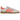 Adidas Handball Spezial Clear Pink Solar Orange sneakers i profil, udført i lyserødt ruskind med markante orangefarvede læderstriber og gummisål.