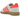 Adidas Handball Spezial Clear Pink Solar Orange sneakers set fra siden med rosa ruskindsoverdel, orange striber og brun gummisål