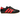 Adidas Taekwondo Core Black Solar Red Gum sneakers set fra siden med sort læderoverdel, markante røde 3-striber og klassisk gummisål.