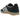 Adidas Gazelle Indoor Core Black Cream White Gum sneakers i skrå vinkel med sort ruskind, hvide læderdetaljer og en semitransparent gummisål.