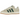 Adidas Campus 00s Cream White Collegiate Green sneakers i profil med overdel i cremehvid ruskind, grønne striber og en tyk gummisål i off-white.