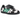 adidas Samba LT Cow Print Black White sneakers i vinkelret visning med sort læderoverdel, hvide detaljer og ko-print tunge