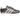 Adidas Taekwondo Core Black Silver Metallic Gum sneakers set fra siden med sort læderoverdel, sølvfarvede striber og klassisk gummisål
