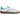 Adidas Handball Spezial Mercedes-AMG Petronas Formula One Team White Silver sneakers i sideprofil med hvid læderoverdel og sølvdetaljer