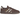 adidas Handball Spezial Brown Cow Stripes sneakers i vinkelret visning med brun overdel i pels og hvide læderstriber samt gummisål