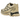 Salomon XT-6 Gore-Tex Safari sneakers i en vinklet profilvisning med beige overdel, sort snøresystem og slidstærk grov ydersål til terræn.