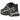 Salomon XT 6 Gore Tex Black Silver sneakers i en vinklet visning med sort og sølvfarvet overdel, holdbare snørebånd og slidstærk ydersål