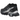 Salomon XT-Pathway GTX Black Silver sneakers i en vinklet visning med sort og sølvfarvet mesh-overdel, hurtigsnøring og robust ydersål