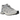 Salomon XT-Whisper Silver Lunar Rock sneakers i sideprofil, der viser den elegante sølvgrå overdel, de tynde snørebånd og den tekniske sål.