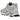 Salomon XT-Whisper Silver Lunar Rock sneakers set fra siden med detaljeret sølv- og grå overdel, quicklace-snøresystem og slidstærk gummisål
