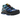 Salomon XT-4 OG Black Nautical Blue sneakers i profilvisning med sort mesh, blå detaljer, Quicklace-snøresystem og slidstærk ydersål