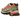 Salomon XT-6 Red Orange Sharp Green sneakers vist i vinkel med orange overdel, grønne detaljer, quicklace-snøresystem og slidstærk ydersål