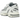 New Balance 1000 Sea Salt Grey sneakers set fra siden i en hvid og grå farvekombination med synlige syninger og robust sål