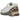 New Balance 1906D Clay Ash Licorice sneakers i vinklet visning med grå og brune teksturerede detaljer, beige snørebånd og mellemsål