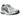 New Balance 1906R Silver Metallic Blue Agate sneakers set fra siden med sølvfarvet mesh-overdel, blå detaljer og hvid gummisål