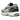 New Balance 1906R Silver Black sneakers i vinklet profil med sølvfarvede mesh-detaljer, sort N-logo og den ikoniske stødabsorberende N-ergy sål.